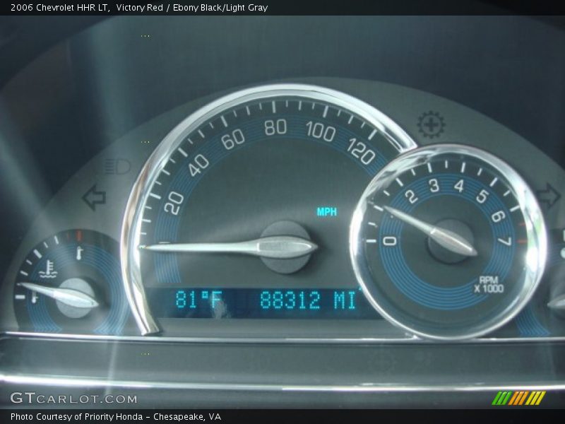 Victory Red / Ebony Black/Light Gray 2006 Chevrolet HHR LT