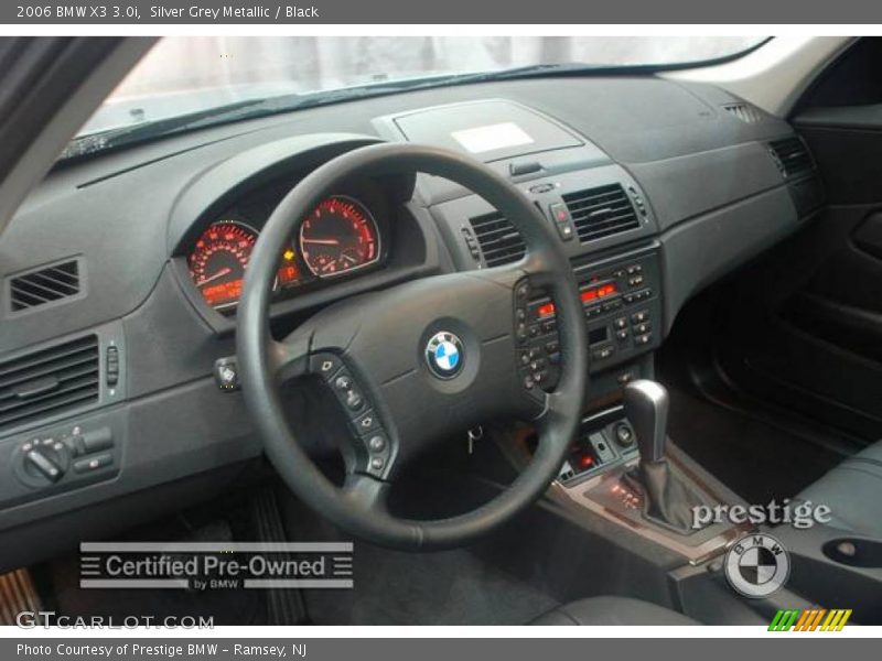 Silver Grey Metallic / Black 2006 BMW X3 3.0i