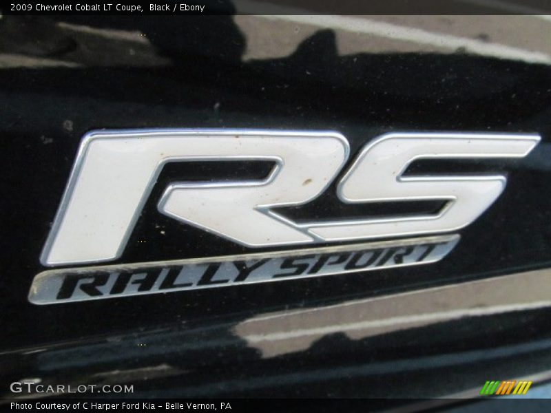 Black / Ebony 2009 Chevrolet Cobalt LT Coupe