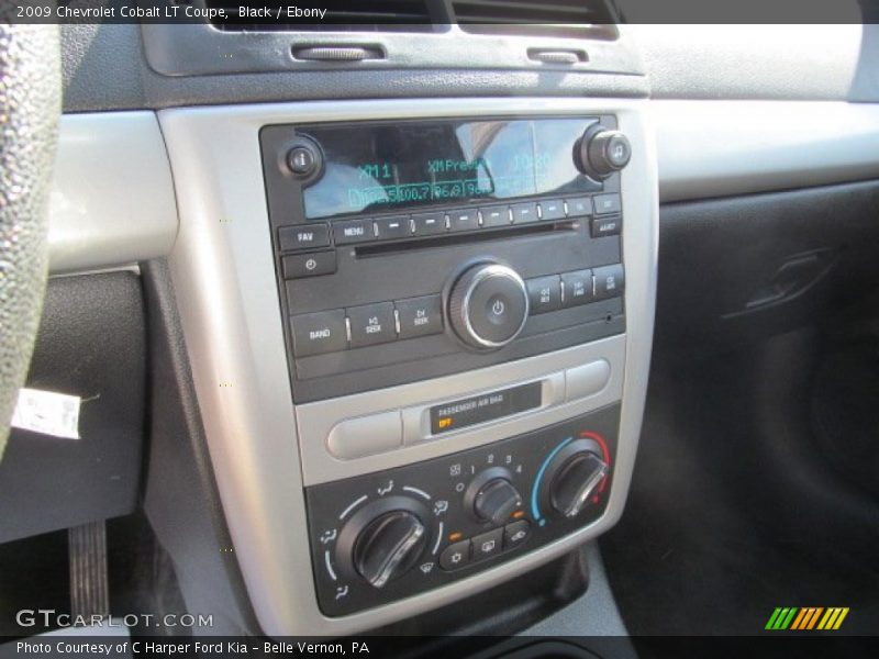 Black / Ebony 2009 Chevrolet Cobalt LT Coupe