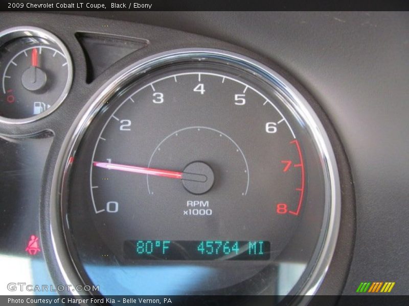 Black / Ebony 2009 Chevrolet Cobalt LT Coupe