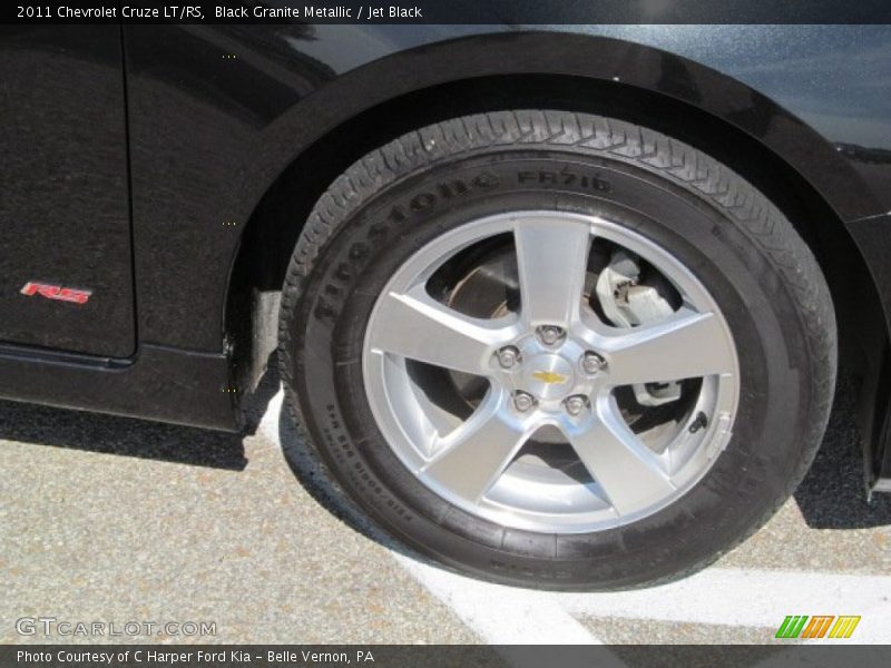 Black Granite Metallic / Jet Black 2011 Chevrolet Cruze LT/RS