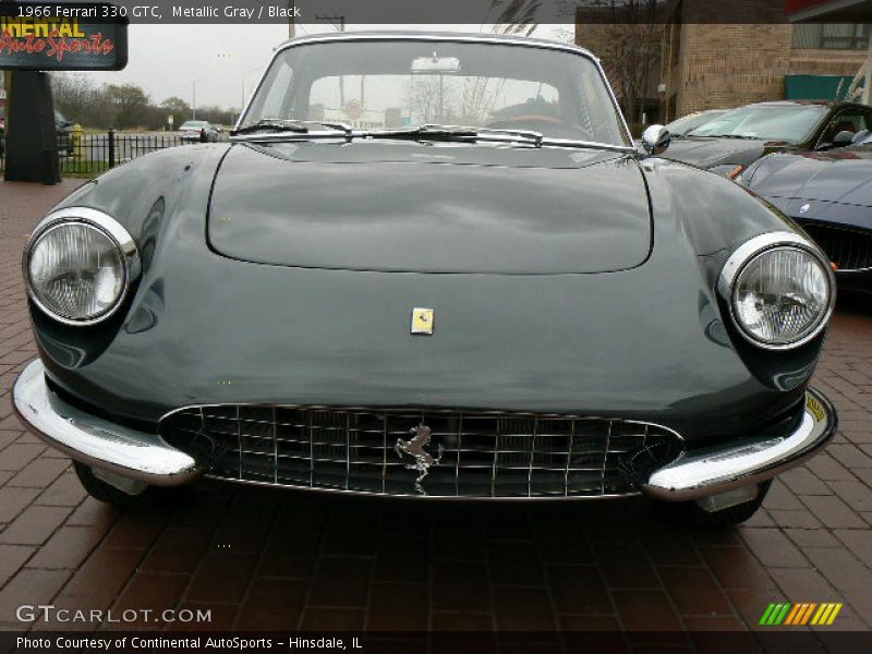 Metallic Gray / Black 1966 Ferrari 330 GTC