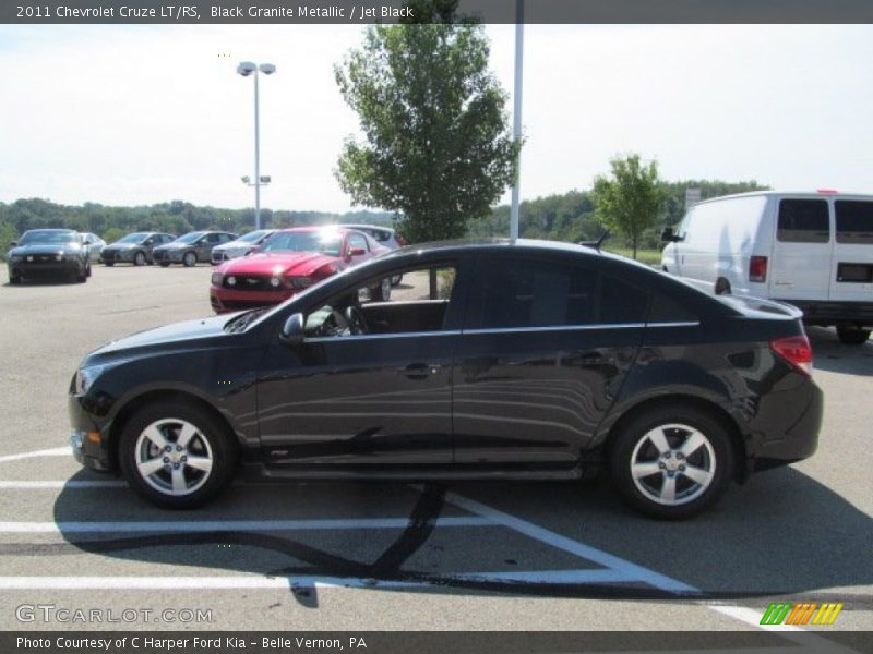 Black Granite Metallic / Jet Black 2011 Chevrolet Cruze LT/RS
