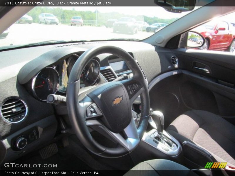 Black Granite Metallic / Jet Black 2011 Chevrolet Cruze LT/RS