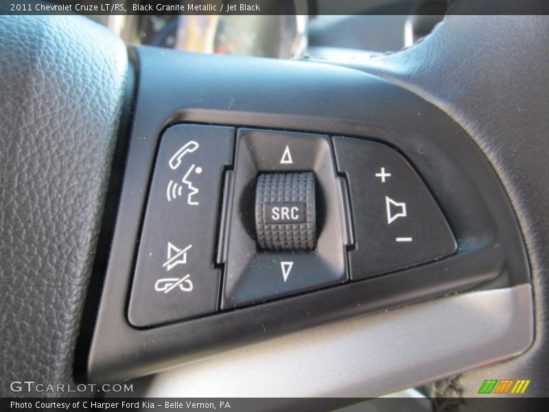 Black Granite Metallic / Jet Black 2011 Chevrolet Cruze LT/RS