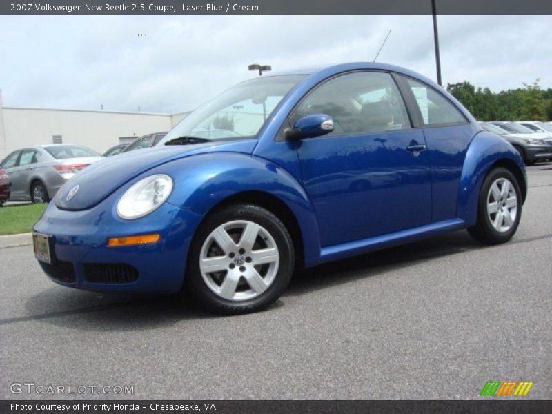 Laser Blue / Cream 2007 Volkswagen New Beetle 2.5 Coupe