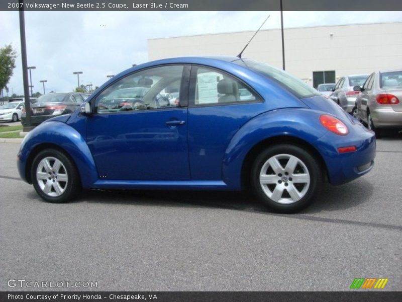 Laser Blue / Cream 2007 Volkswagen New Beetle 2.5 Coupe