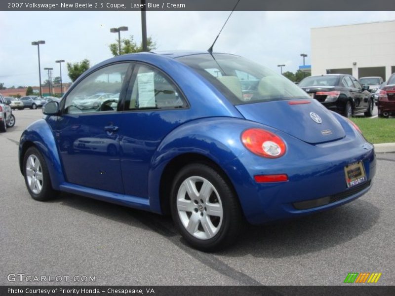 Laser Blue / Cream 2007 Volkswagen New Beetle 2.5 Coupe