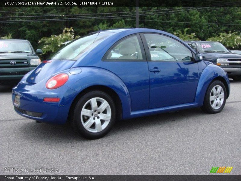 Laser Blue / Cream 2007 Volkswagen New Beetle 2.5 Coupe