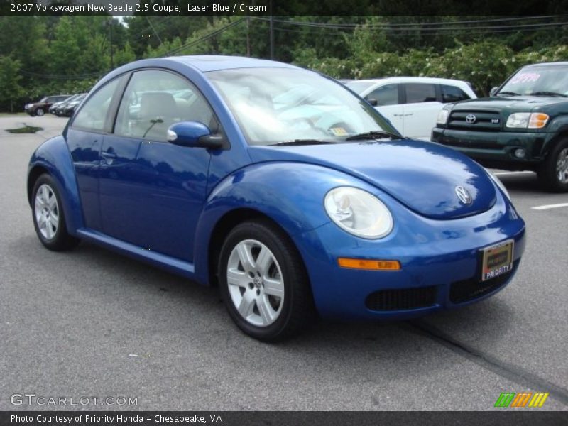 Laser Blue / Cream 2007 Volkswagen New Beetle 2.5 Coupe