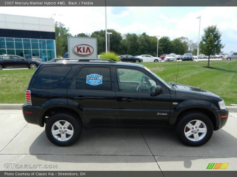 Black / Pebble 2007 Mercury Mariner Hybrid 4WD