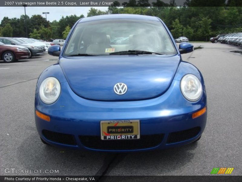 Laser Blue / Cream 2007 Volkswagen New Beetle 2.5 Coupe
