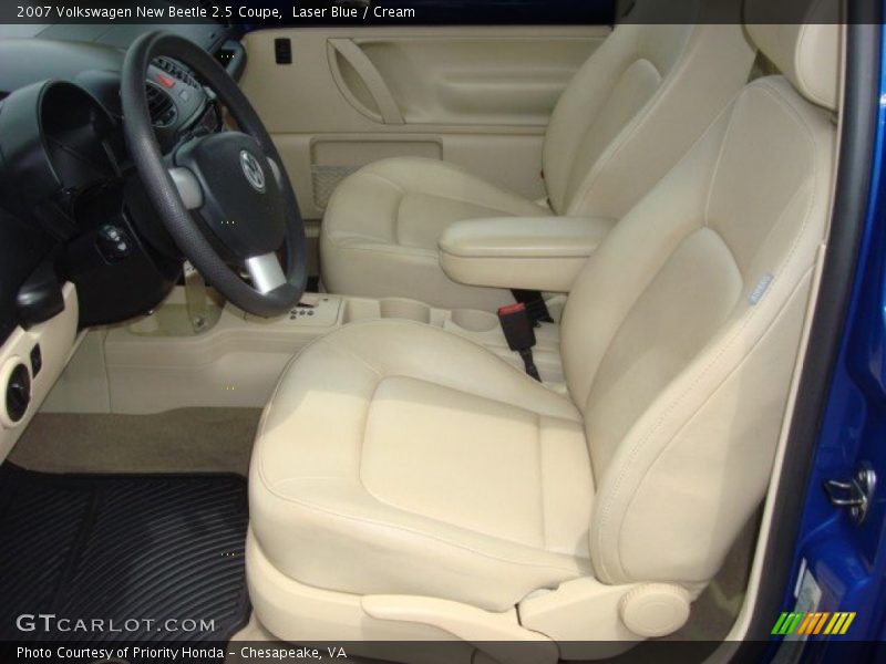 Laser Blue / Cream 2007 Volkswagen New Beetle 2.5 Coupe