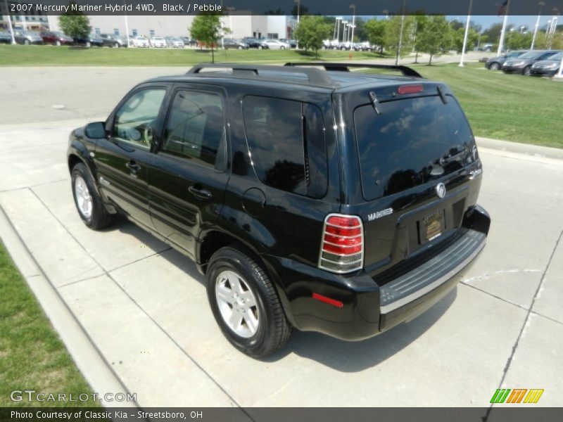 Black / Pebble 2007 Mercury Mariner Hybrid 4WD