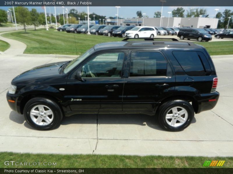 Black / Pebble 2007 Mercury Mariner Hybrid 4WD