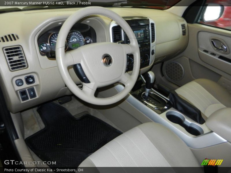Black / Pebble 2007 Mercury Mariner Hybrid 4WD