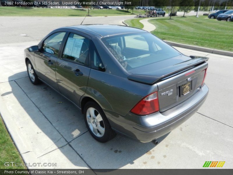 Liquid Grey Metallic / Charcoal/Light Flint 2007 Ford Focus ZX4 SES Sedan