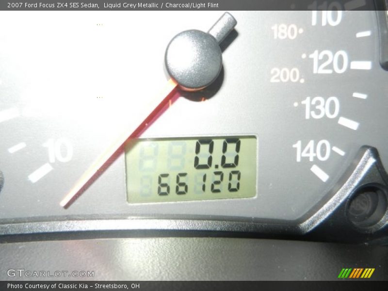 Liquid Grey Metallic / Charcoal/Light Flint 2007 Ford Focus ZX4 SES Sedan