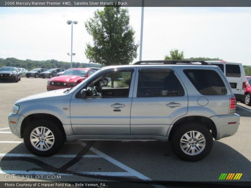 Satellite Silver Metallic / Black 2006 Mercury Mariner Premier 4WD