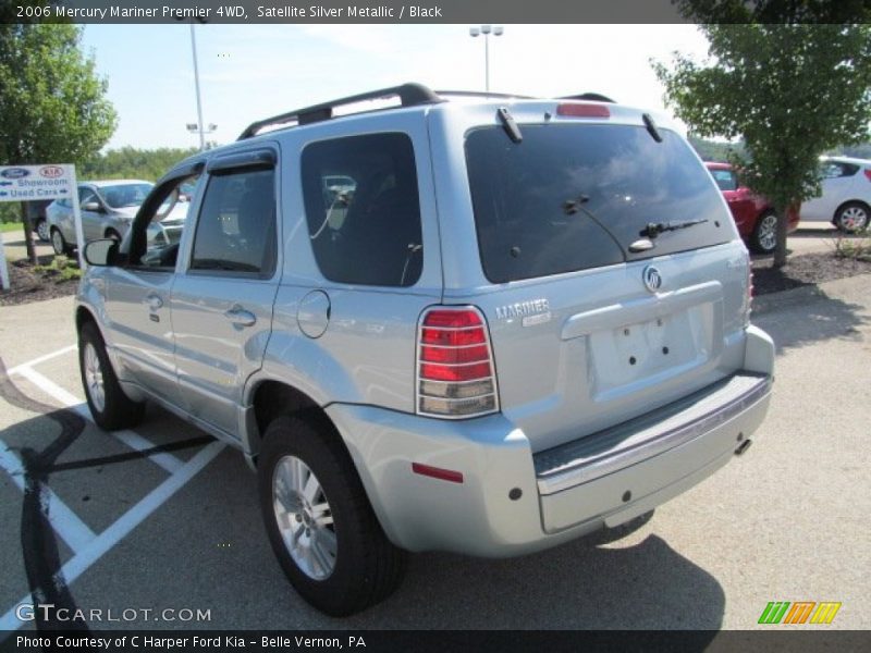 Satellite Silver Metallic / Black 2006 Mercury Mariner Premier 4WD