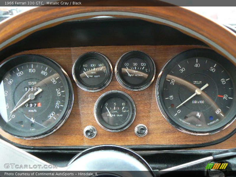 Metallic Gray / Black 1966 Ferrari 330 GTC