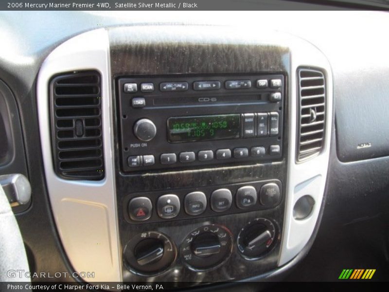 Satellite Silver Metallic / Black 2006 Mercury Mariner Premier 4WD