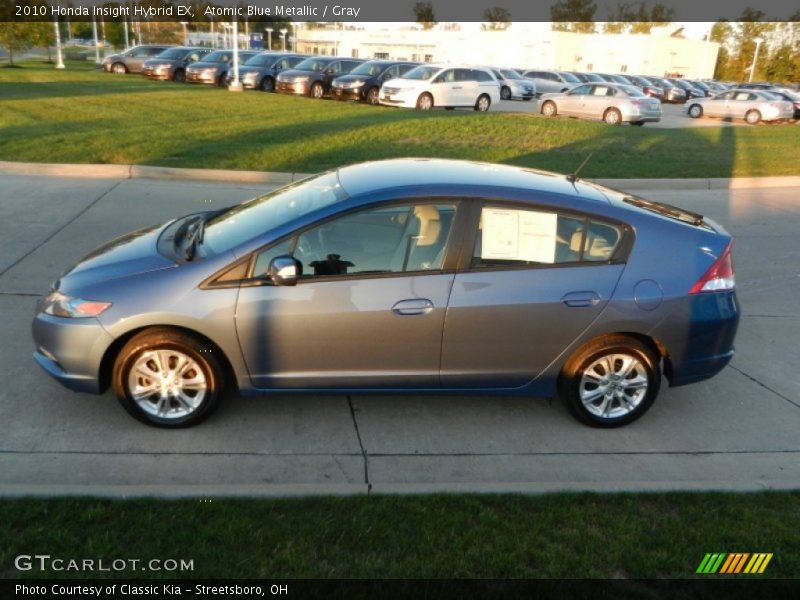 Atomic Blue Metallic / Gray 2010 Honda Insight Hybrid EX