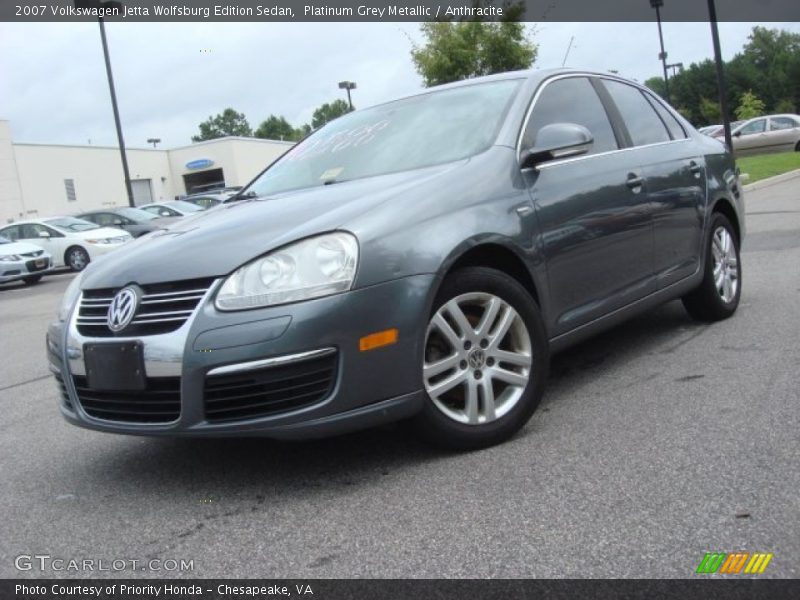 Platinum Grey Metallic / Anthracite 2007 Volkswagen Jetta Wolfsburg Edition Sedan