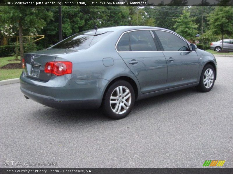 Platinum Grey Metallic / Anthracite 2007 Volkswagen Jetta Wolfsburg Edition Sedan