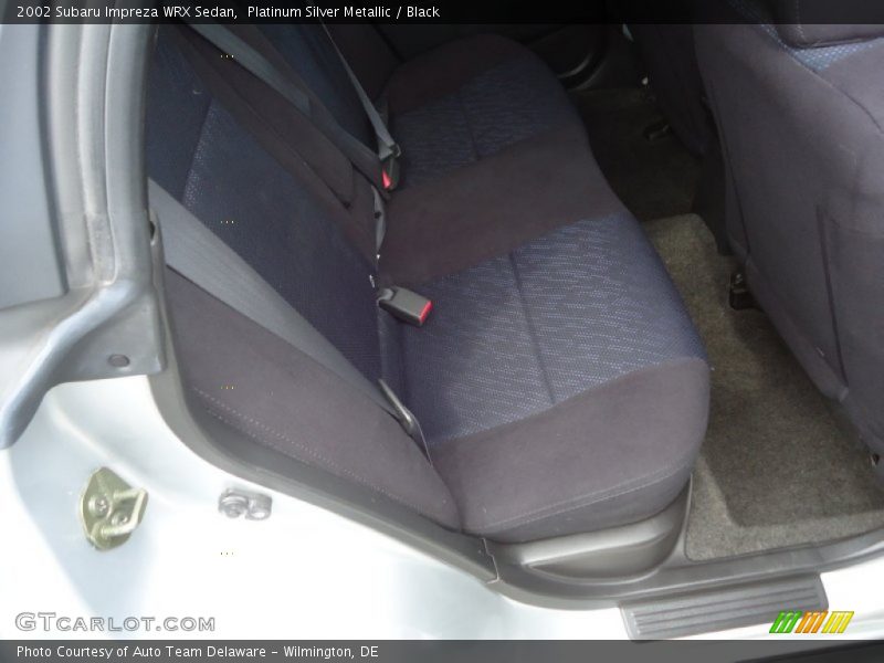 Platinum Silver Metallic / Black 2002 Subaru Impreza WRX Sedan