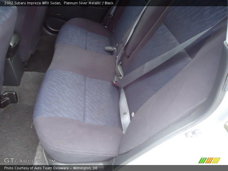 Platinum Silver Metallic / Black 2002 Subaru Impreza WRX Sedan