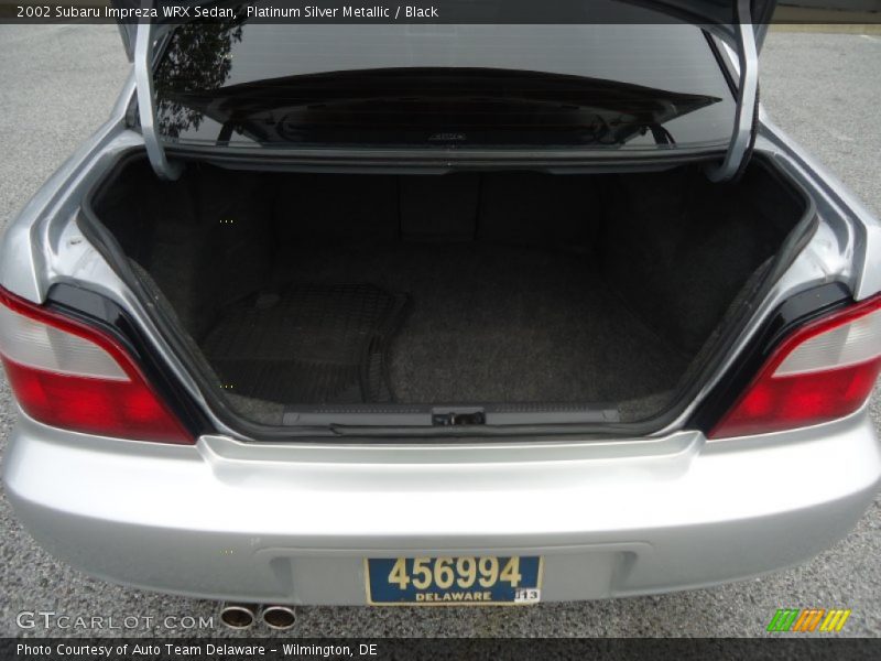 Platinum Silver Metallic / Black 2002 Subaru Impreza WRX Sedan
