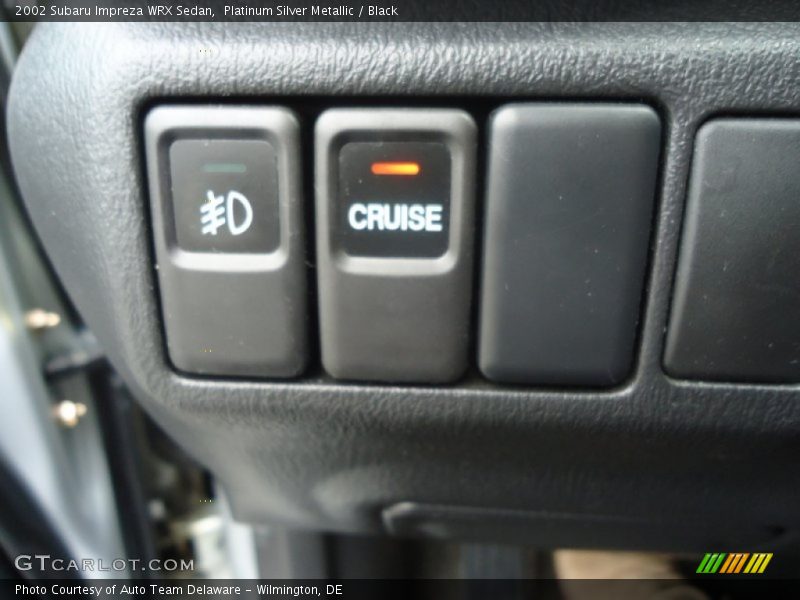 Platinum Silver Metallic / Black 2002 Subaru Impreza WRX Sedan