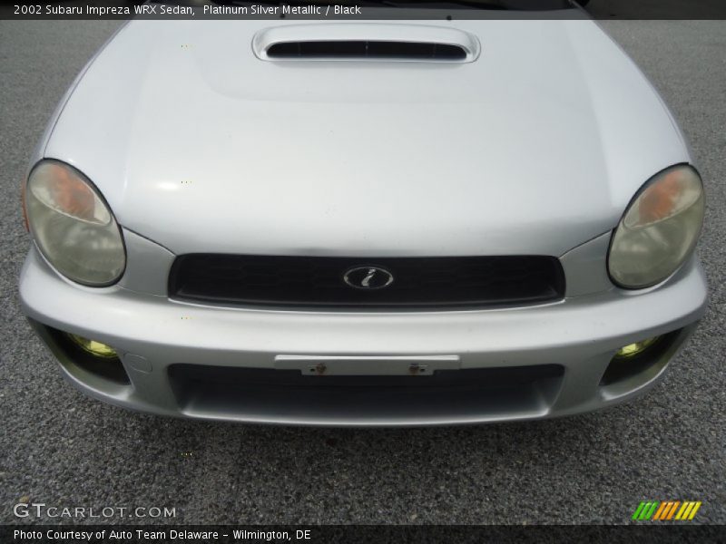 Platinum Silver Metallic / Black 2002 Subaru Impreza WRX Sedan