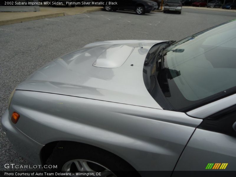 Platinum Silver Metallic / Black 2002 Subaru Impreza WRX Sedan