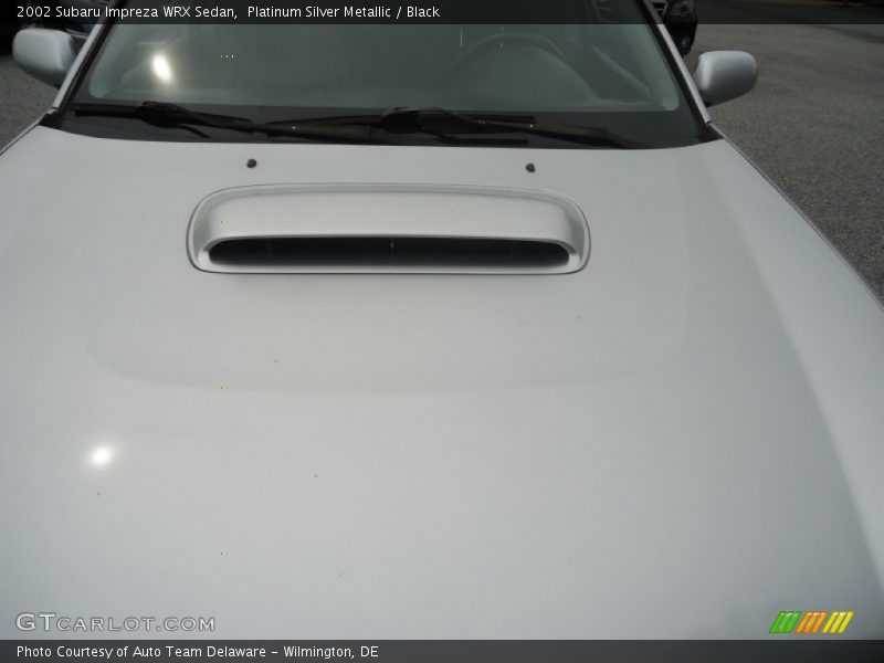 Platinum Silver Metallic / Black 2002 Subaru Impreza WRX Sedan
