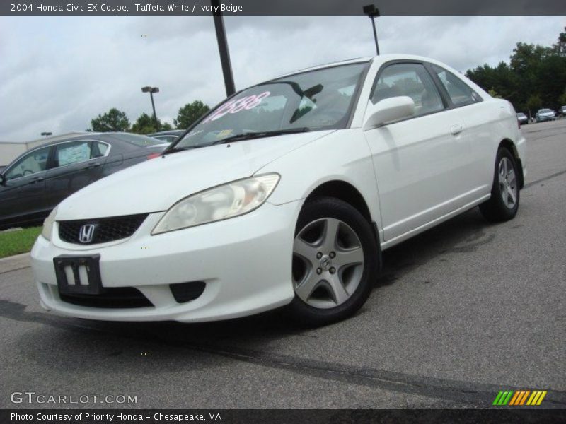 Taffeta White / Ivory Beige 2004 Honda Civic EX Coupe