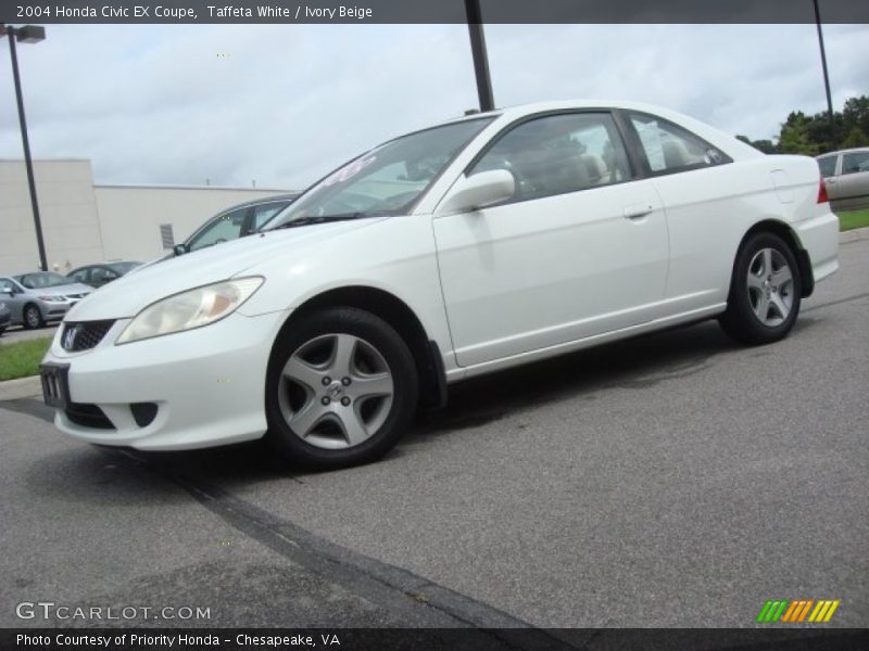 Taffeta White / Ivory Beige 2004 Honda Civic EX Coupe