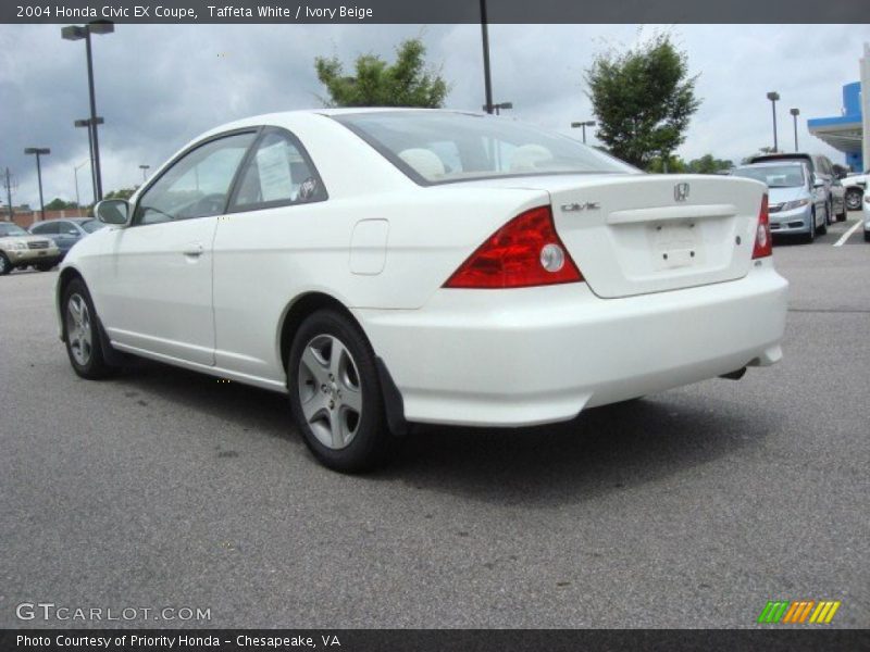 Taffeta White / Ivory Beige 2004 Honda Civic EX Coupe