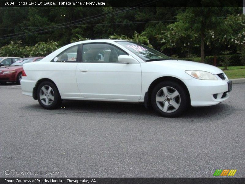 Taffeta White / Ivory Beige 2004 Honda Civic EX Coupe
