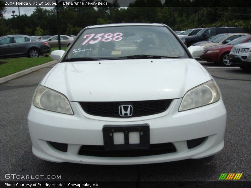 Taffeta White / Ivory Beige 2004 Honda Civic EX Coupe