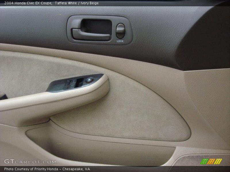 Taffeta White / Ivory Beige 2004 Honda Civic EX Coupe