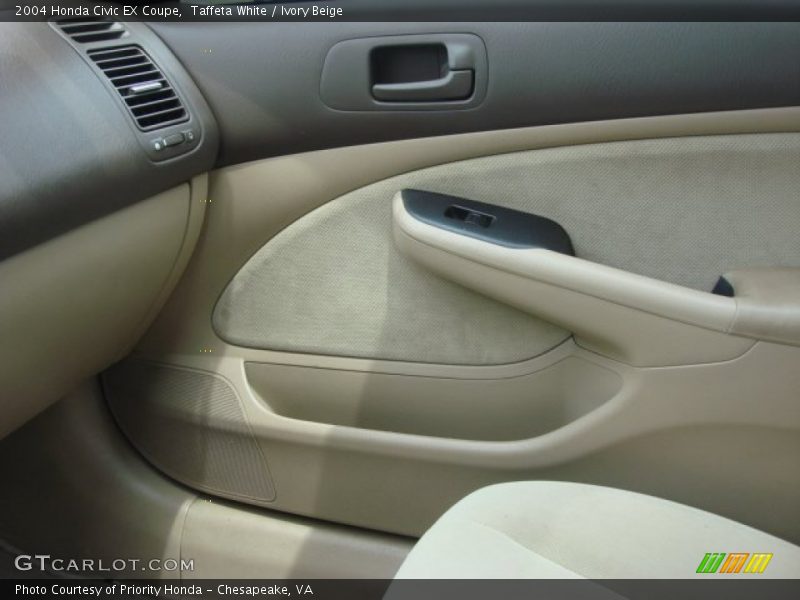 Taffeta White / Ivory Beige 2004 Honda Civic EX Coupe