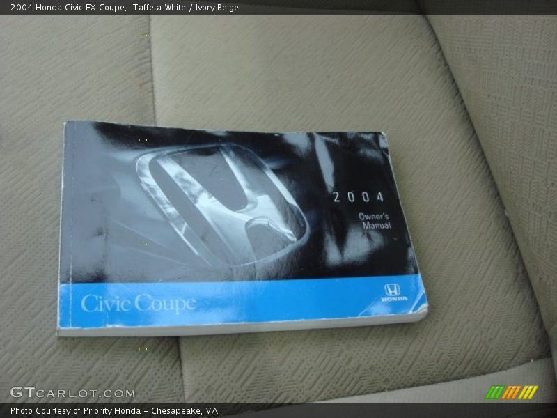 Taffeta White / Ivory Beige 2004 Honda Civic EX Coupe