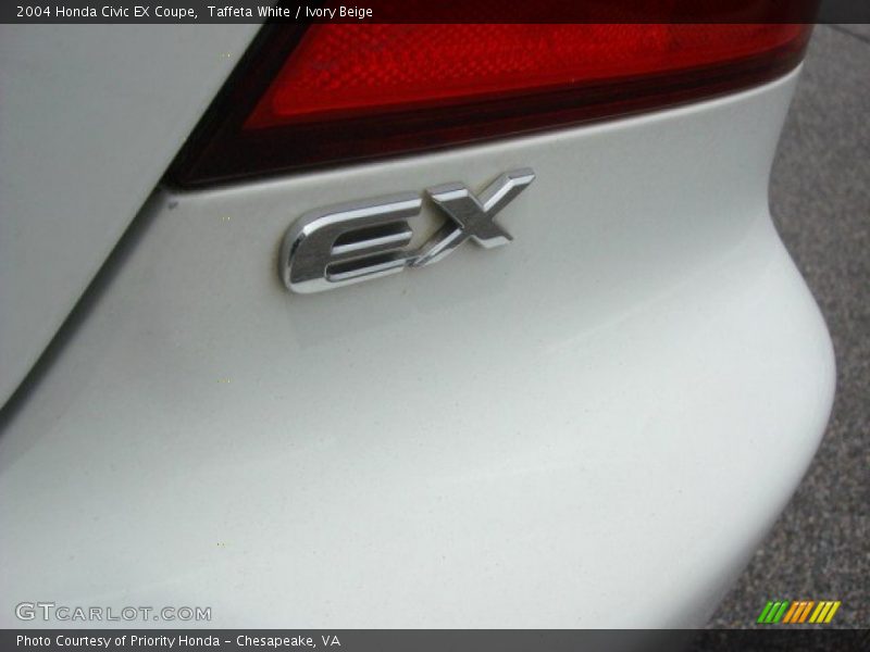 Taffeta White / Ivory Beige 2004 Honda Civic EX Coupe