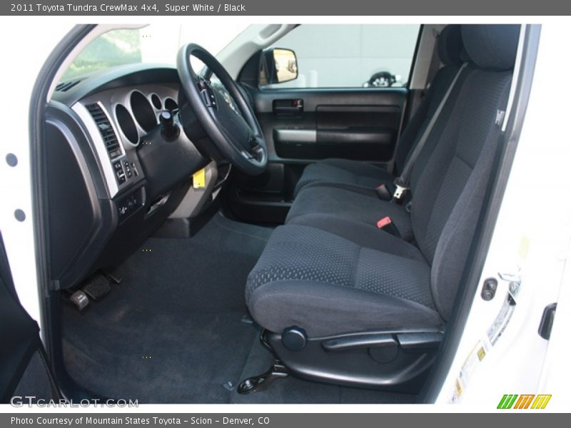 Super White / Black 2011 Toyota Tundra CrewMax 4x4