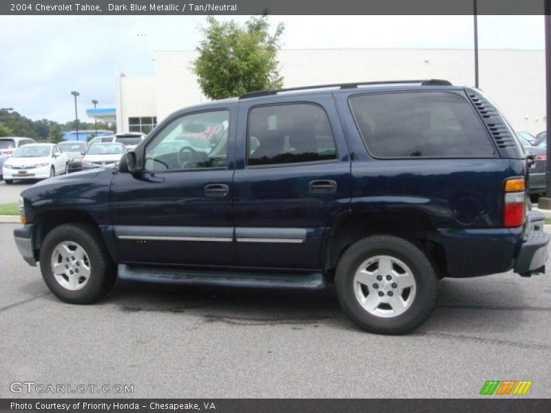 Dark Blue Metallic / Tan/Neutral 2004 Chevrolet Tahoe