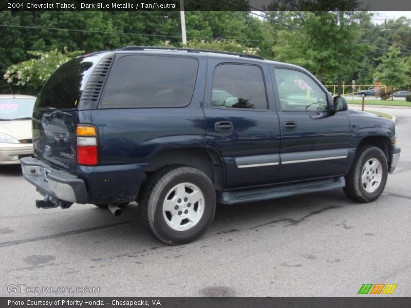 Dark Blue Metallic / Tan/Neutral 2004 Chevrolet Tahoe