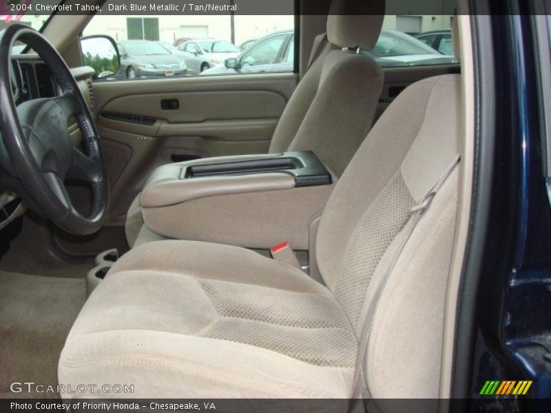 Dark Blue Metallic / Tan/Neutral 2004 Chevrolet Tahoe